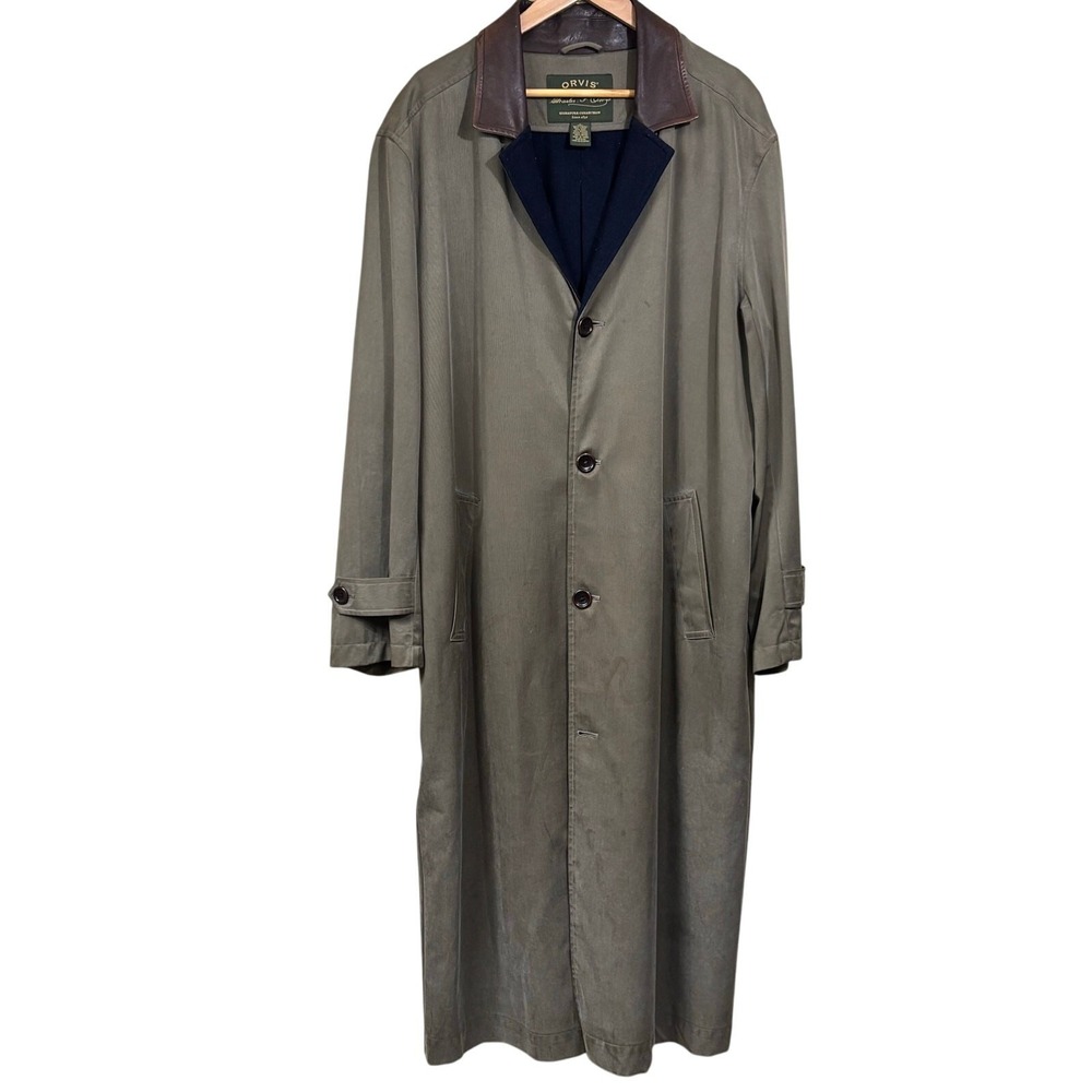 Orvis Signature Collection Men's Rancher Coat Long Western Duster Heritage